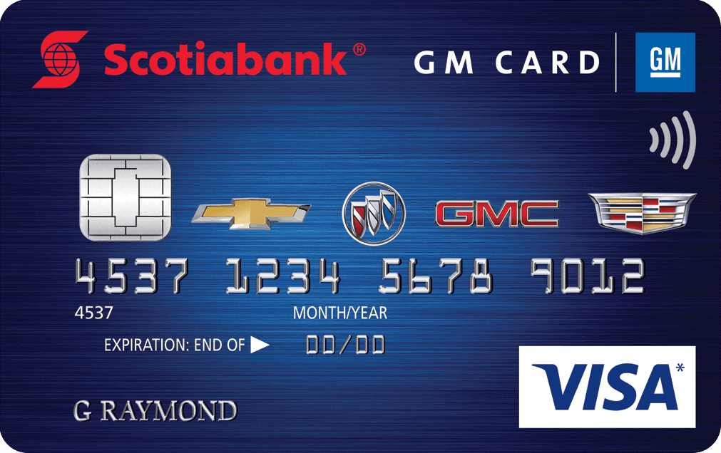 Scotiabank GM VISA Reward Card No Annual Fee Insurdinary