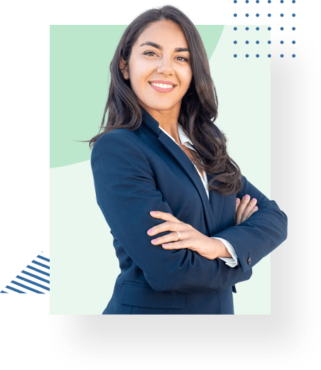 Insurdinary insurance representative smiling