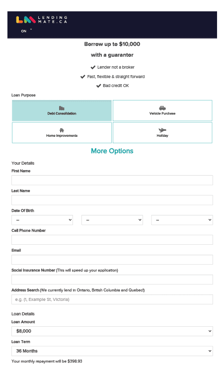 Lending Mate Application