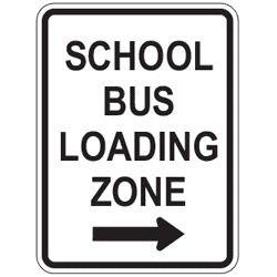 Loading Zone Sign