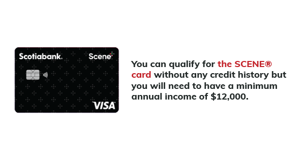Scene Visa Card Income