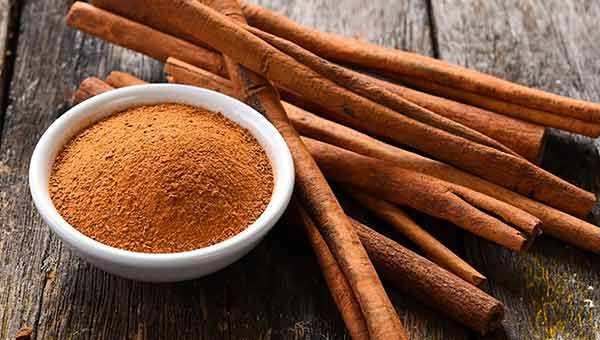 Cinnamon food to prevent blood clots