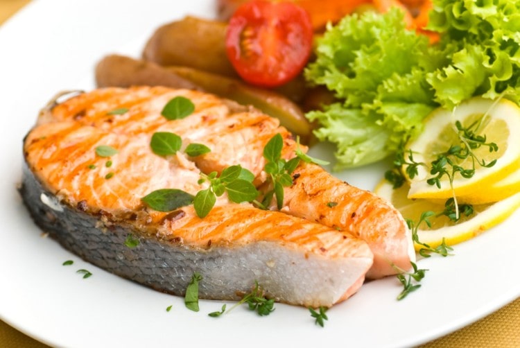 healthy fish meal