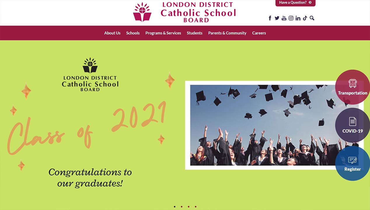 ldcsb elearning portal screenshot