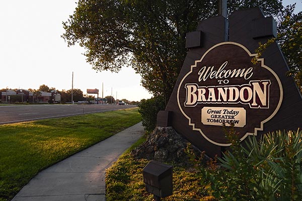 Brandon Manitoba Welcome landmark