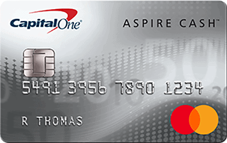 Capital One Aspire Cash Platinum Mastercard