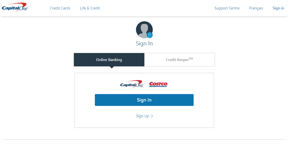 capital one canada login