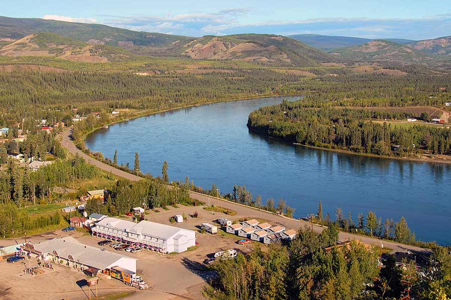 Carmacks Yukon landscape