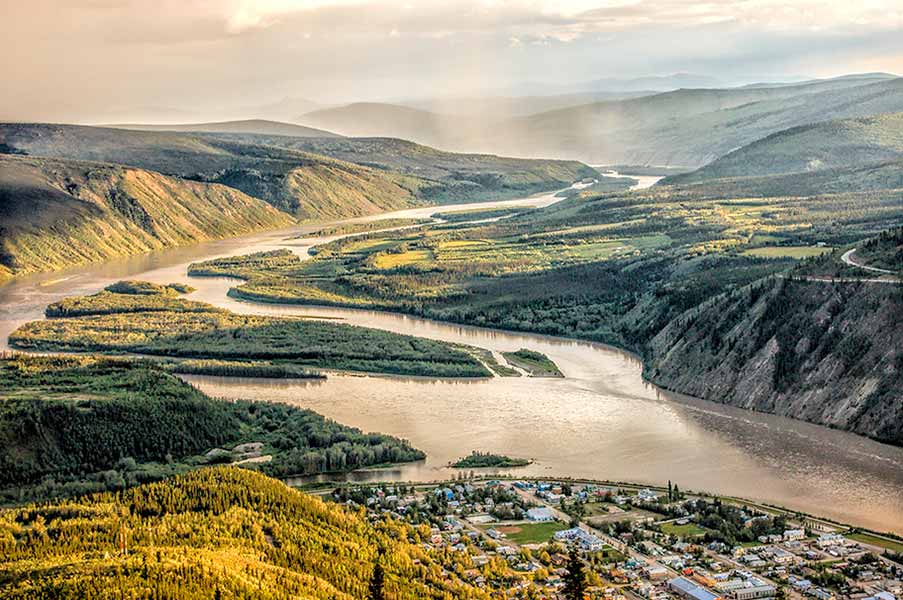 Dawson City Yukon landscape