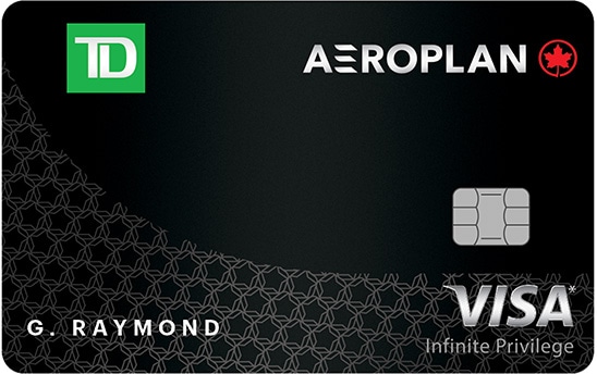 TD aeroplan infinite privilege card