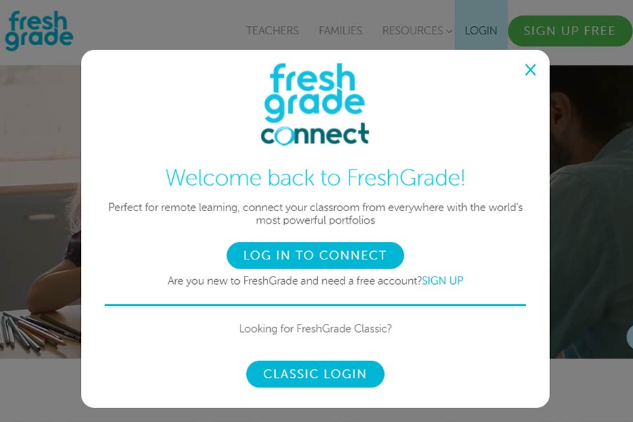 freshgrade login