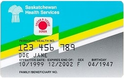 Saskatchewan Health Card