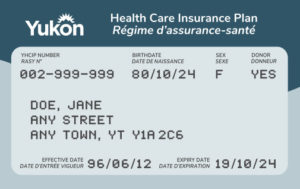 Yukon YHCIP Health Card