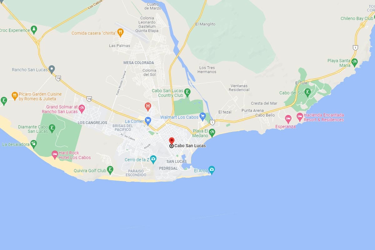 Cabo San Lucas Map