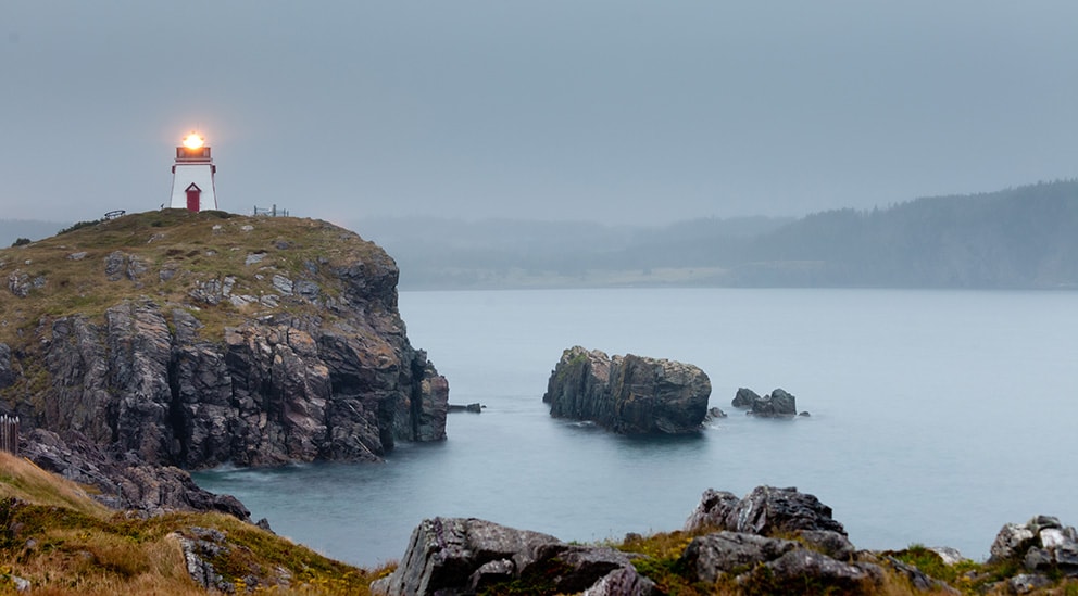 fort point lighthouse landscape