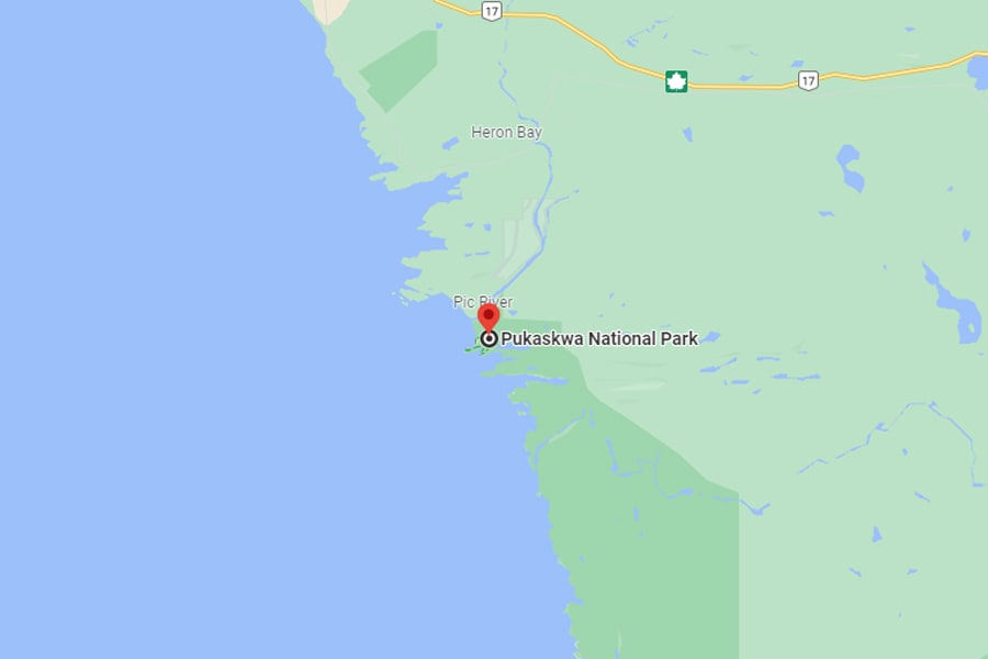 Pukaskwa National Park Map