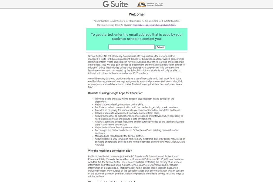 SD20 GSuite
