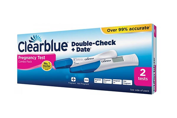 Clearblue pregnancy test