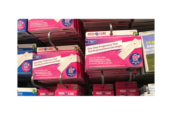 Dollarama Medicare pregnancy test