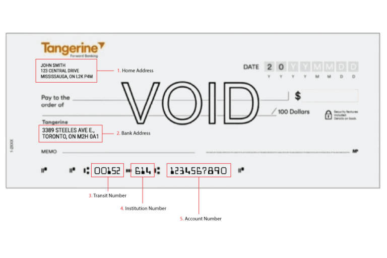 Tangerine Specimen Cheque All You Need to Know Insurdinary