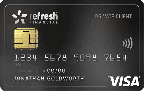 refresh financial secured visa card