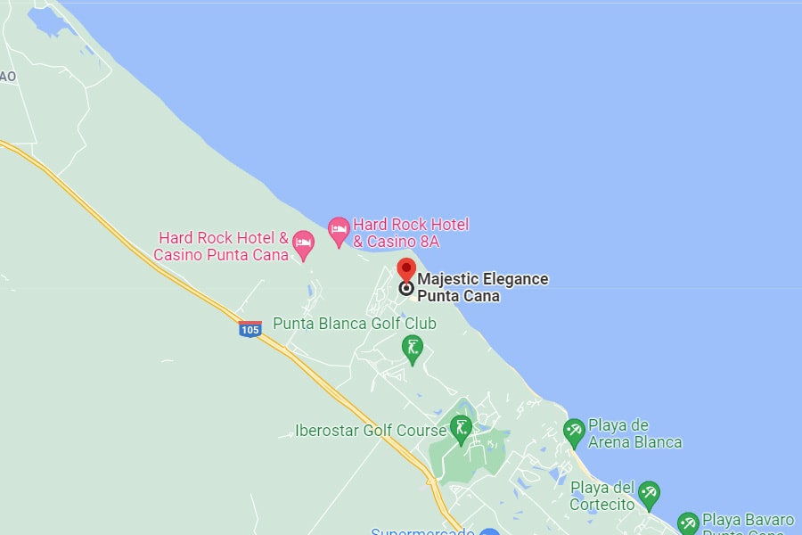 Majestic Elegance Punta Cana Map