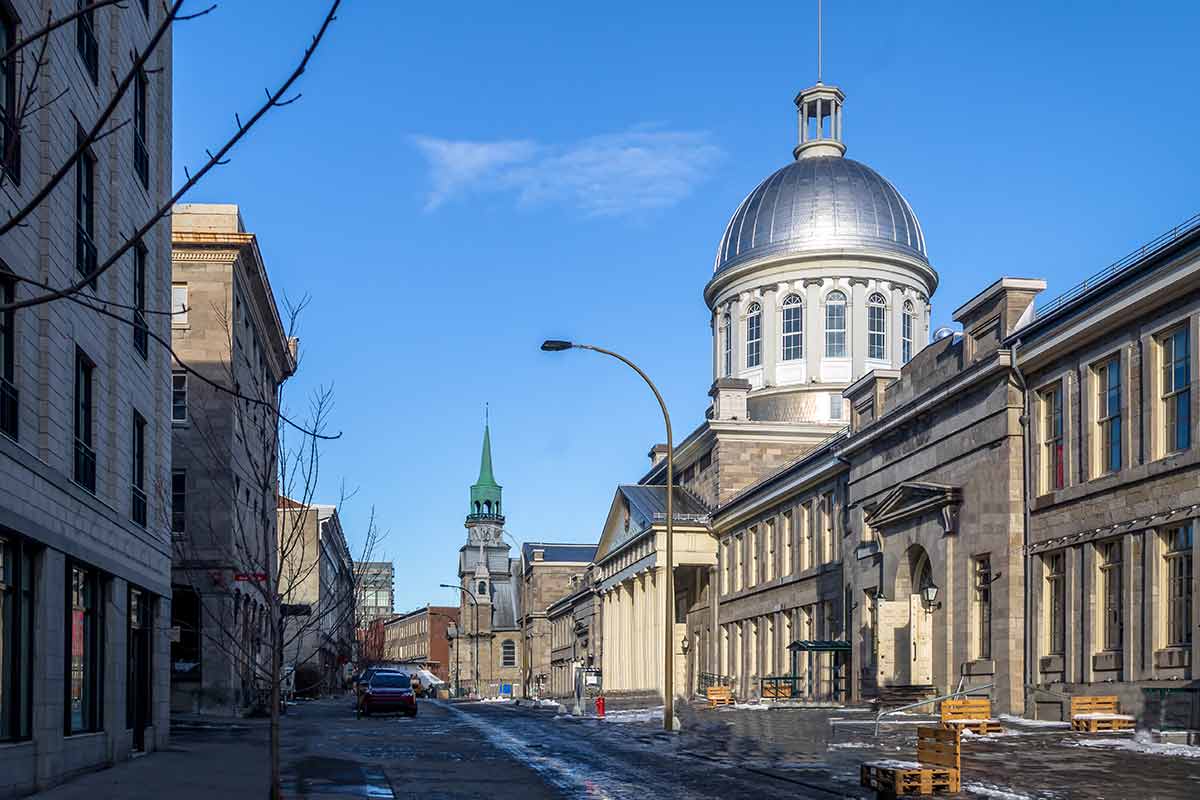 Old Montreal and Bonsecours Market Montreal Quebec
