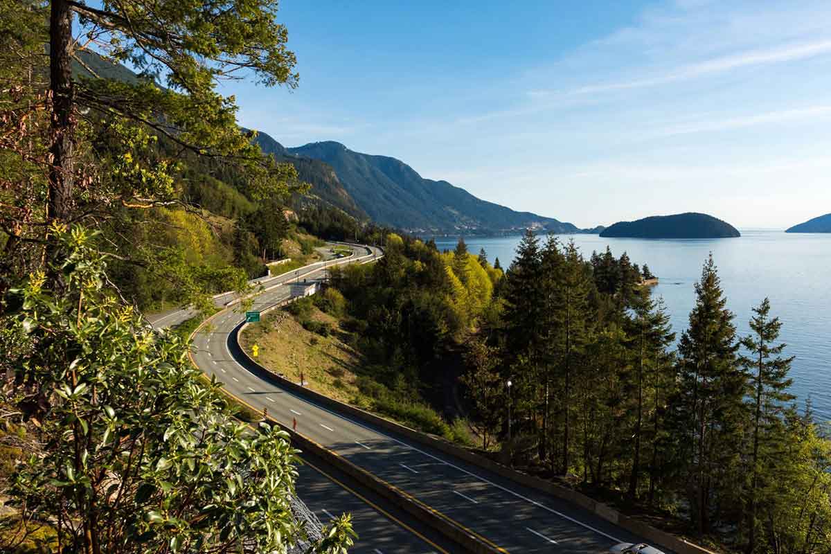 sea to sky highway in british columbia